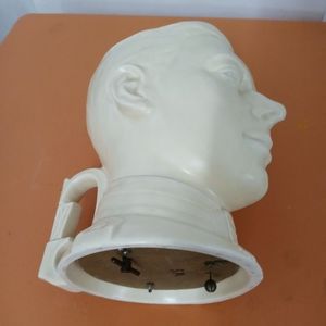 🇬🇧FACE VASE WITH MUSIC BOX,MADE IN ENGLAND,RARE VINTAGE FIND. 🔍